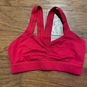 Red Women's Sports Bra